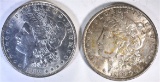 1889 & 1890 CH BU MORGAN DOLLARS