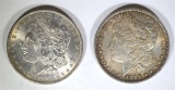 1884-O & 1886 CH BU MORGAN DOLLARS