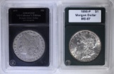 1879 MORGAN AUTHENTIC & 1890 GEM