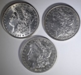 1891, 1891-O, 1897 MORGAN DOLLARS