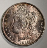 1886 MORGAN DOLLAR, GEM BU TONING REV