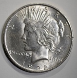 1922-D PEACE DOLLAR  CH BU