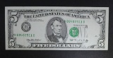 1995 $5 FEDERAL RESERVE NOTE