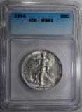 1934 WALKING LIBERTY HALF DOLLAR