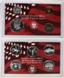 1999 U.S. SILVER PROOF SET IN ORIG BOX/COA