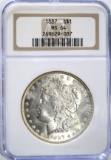 1887 MORGAN DOLLAR NGC MS64