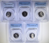 5 - PCGS PR69DCAM JEFFERSON NICKELS