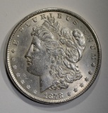 1878 7 TF MORGAN DOLLAR  AU/BU