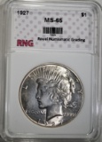 1927 PEACE DOLLAR RNG GEM BU