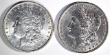 1889 CH BU & 1890 CH BU MORGAN DOLLARS