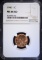 1946 LINCOLN CENT NGC MS 66 RD