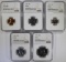 1961 COMPLETE PROOF SET ALL NGC PF67