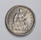 1850 SEATED HALF DIME, CH BU