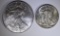 1996 AMERICAN SILVER EAGLE GEM BU+ &