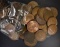 100-LARGE COPPER FOREIGN COINS