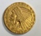 1913-S $5 GOLD INDIAN HEAD  BU