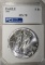 1986 AMERICAN SILVER EAGLE $1