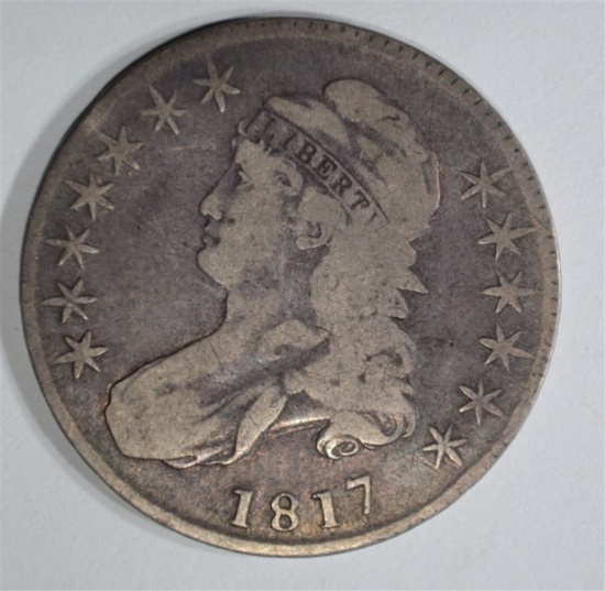 1817 BUST HALF FINE