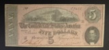 $5 CONFEDERATE STATES of AMERICAN