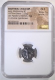 ANCIENT BRUTTIUM, CAULONIA COIN, NGC CH FINE