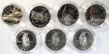 PROOF COMMEM HALF DOLLAR LOT: COINS & CAPSULES