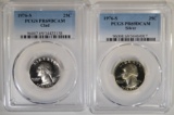 2 - 1976-S BICENTENNIAL QTRS PCGS PR69