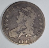 1817 BUST HALF FINE