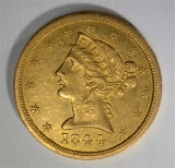 1844-O $5 GOLD LIBERTY  BU