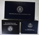 Set of 3 Commemorative Coins