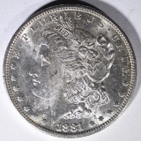 1881-S MORGAN DOLLAR  CH BU