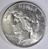 1928-S PEACE DOLLAR  UNC