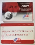 2009 SILVER PROOF SETS: REGULAR ISSUE & QUARTERS