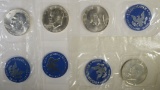 1971-S THRU 1974-S Eisenhower Unc Silver Dollars.