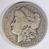 1890-CC MORGAN DOLLAR  VG