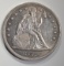 1841 SEATED DOLLAR  CH BU