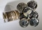 MIXED DATE ROLL OF BU SMS KENNEDY HALVES