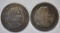 1892 & 93 COLUMBIAN HALF DOLLARS, CH BU