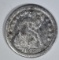 1845-O SEATED DIME, VF porosity KEY DATE