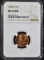 1957-D LINCOLN CENT, NGC MS-67 RED