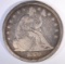 1859-O SEATED LIBERTY DOLLAR  VG