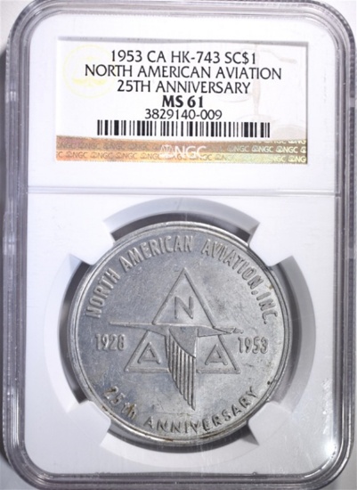 1953 CA HK-743, NGC MS-61