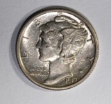 1917-S MERCURY DIME  CH BU