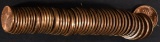 BU ROLL OF 1948-D LINCOLN CENTS