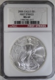 2006 AMERICAN SILVER EAGLE NGC MS 69