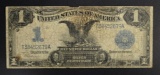 1899 $1.00 “BLACK EAGLE” SILVER CERTIFICATE, GOOD