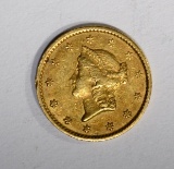 1851 C $1.00 GOLD  AU+