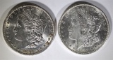 2 CH BU MORGAN DOLLARS: 1890-S & 1921-D