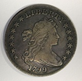 1799 BUST DOLLAR XF LIGHT SCRATCH