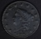 1822 LARGE CENT XF