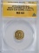 1970-2000 PURE GOLD MEDAL INDIA  ANACS MS 63